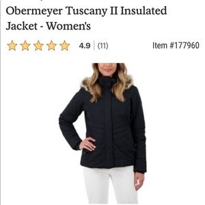 Obermeyer Tuscany II Insulated Jacket, Size 10